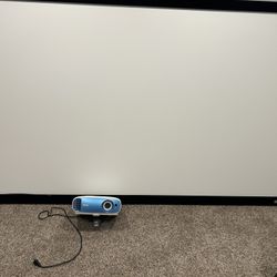Home Theater Projector With 120” Screen