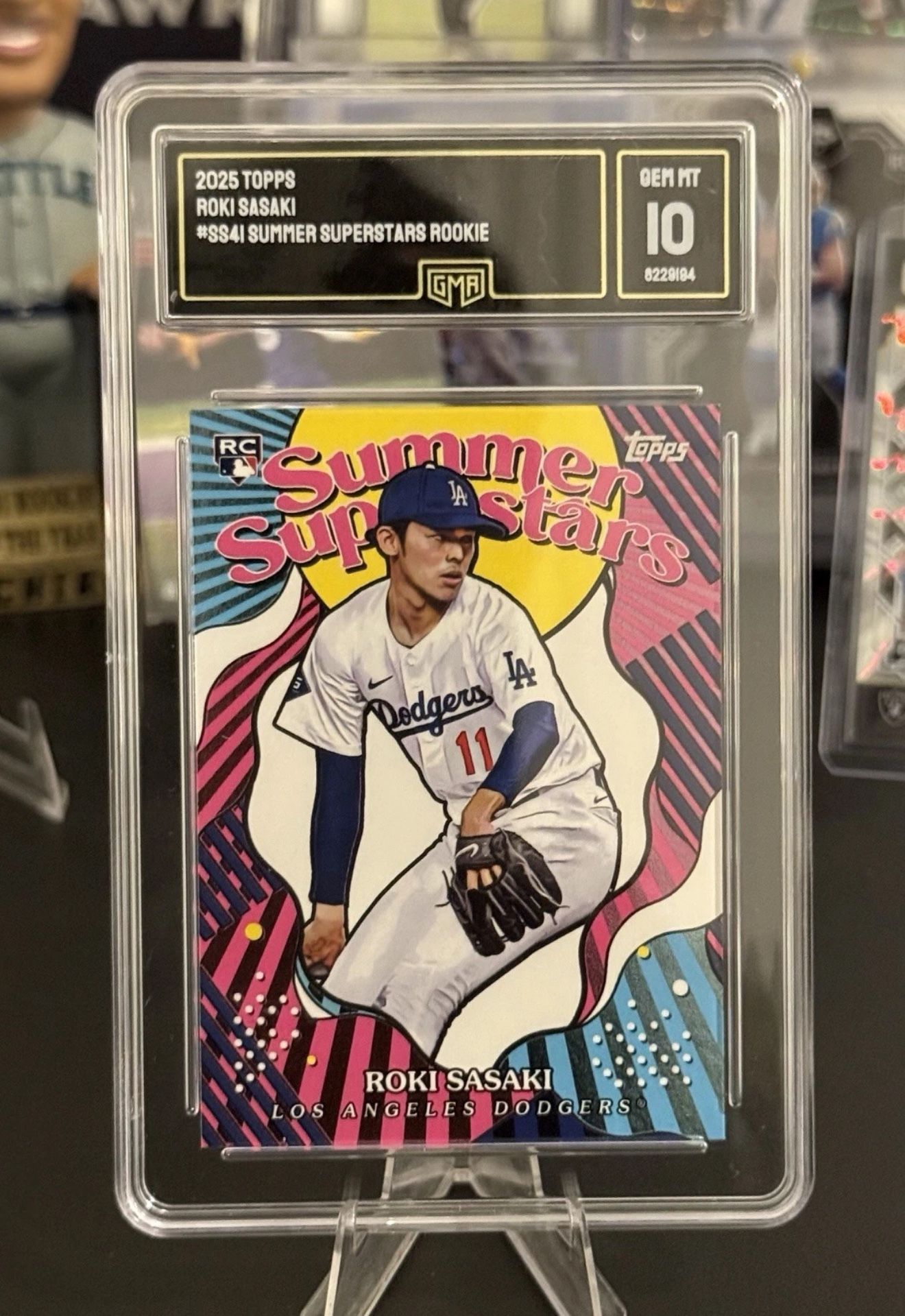 Roki Sasaki 2025 Topps #SS-41 Summer Superstars Rookie Graded 10