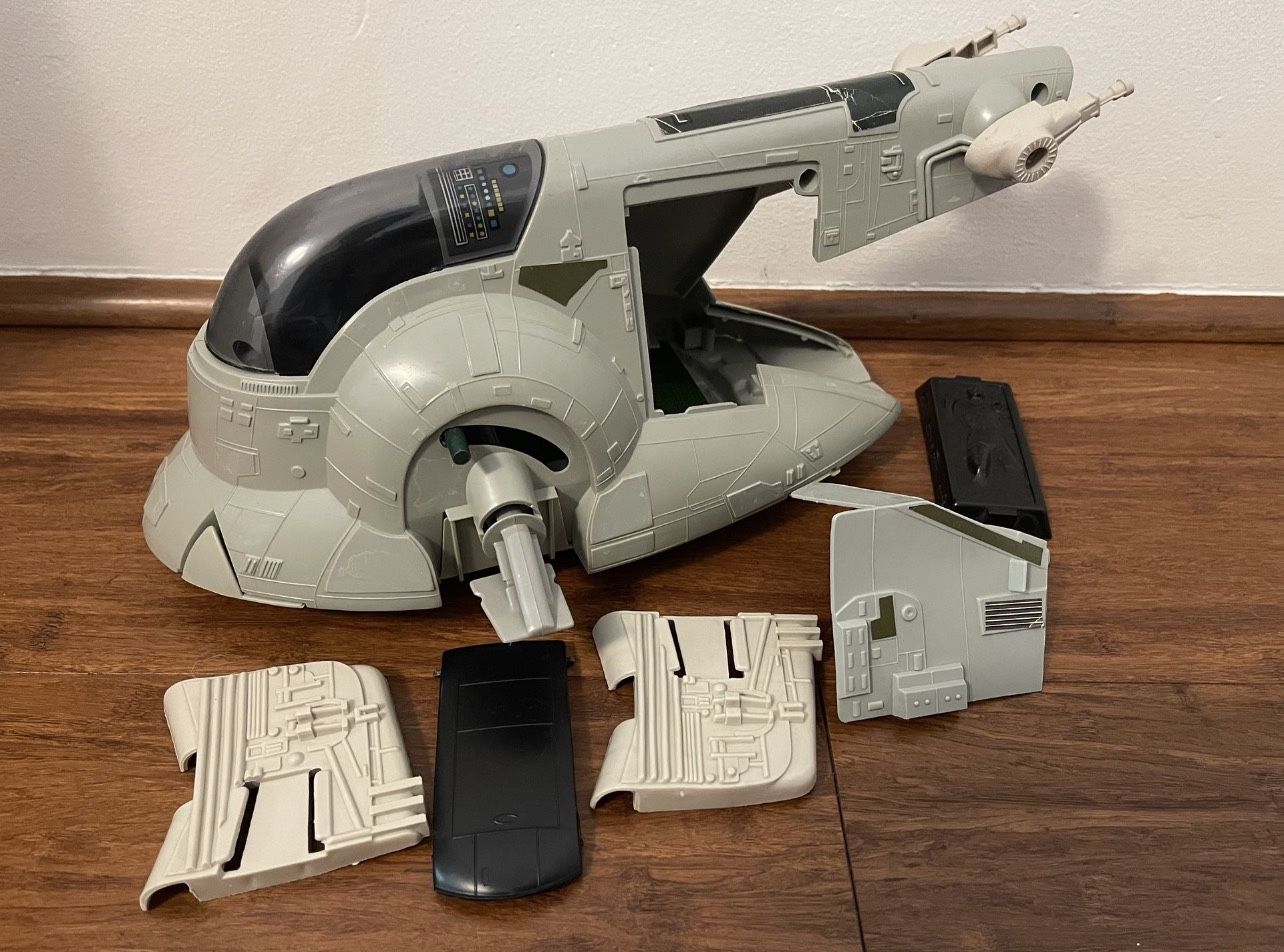 Vintage Kenner Star Wars Slave 1 Vehicle Complete