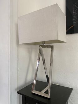 Modern Chrome Table Lamp – Contemporary Design