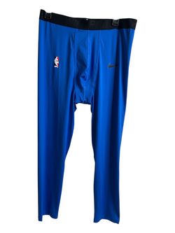 New Nike NBA Compression Tights Men's Blue Size 2XL