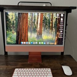 iMac 24” Orange  M1 Chip
