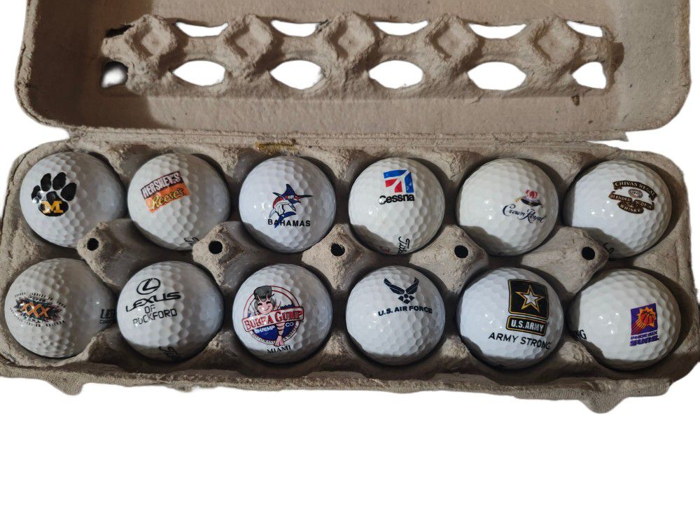 44 Logo Golf Balls