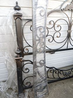 Ornate Wrought Iron Bed Frame
