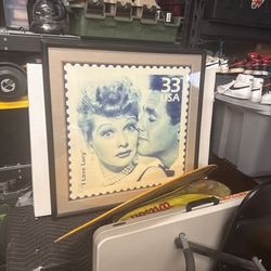 Framed "I Love Lucy" 1999 33 USA Stamp Print