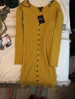 mustard yellow dress
