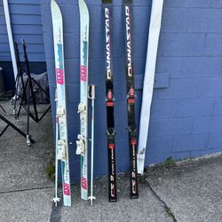 Men And Women Skis