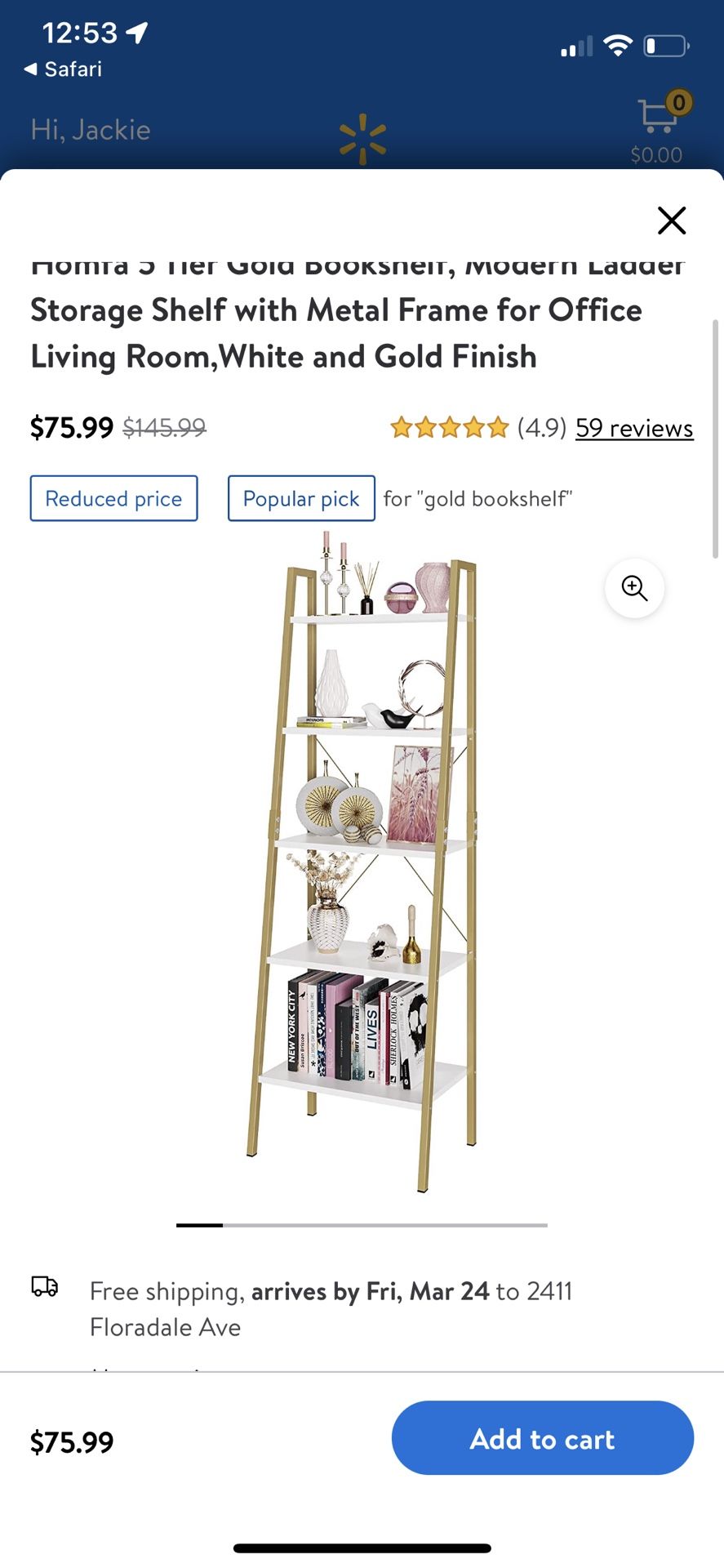 Shelf Ladder 