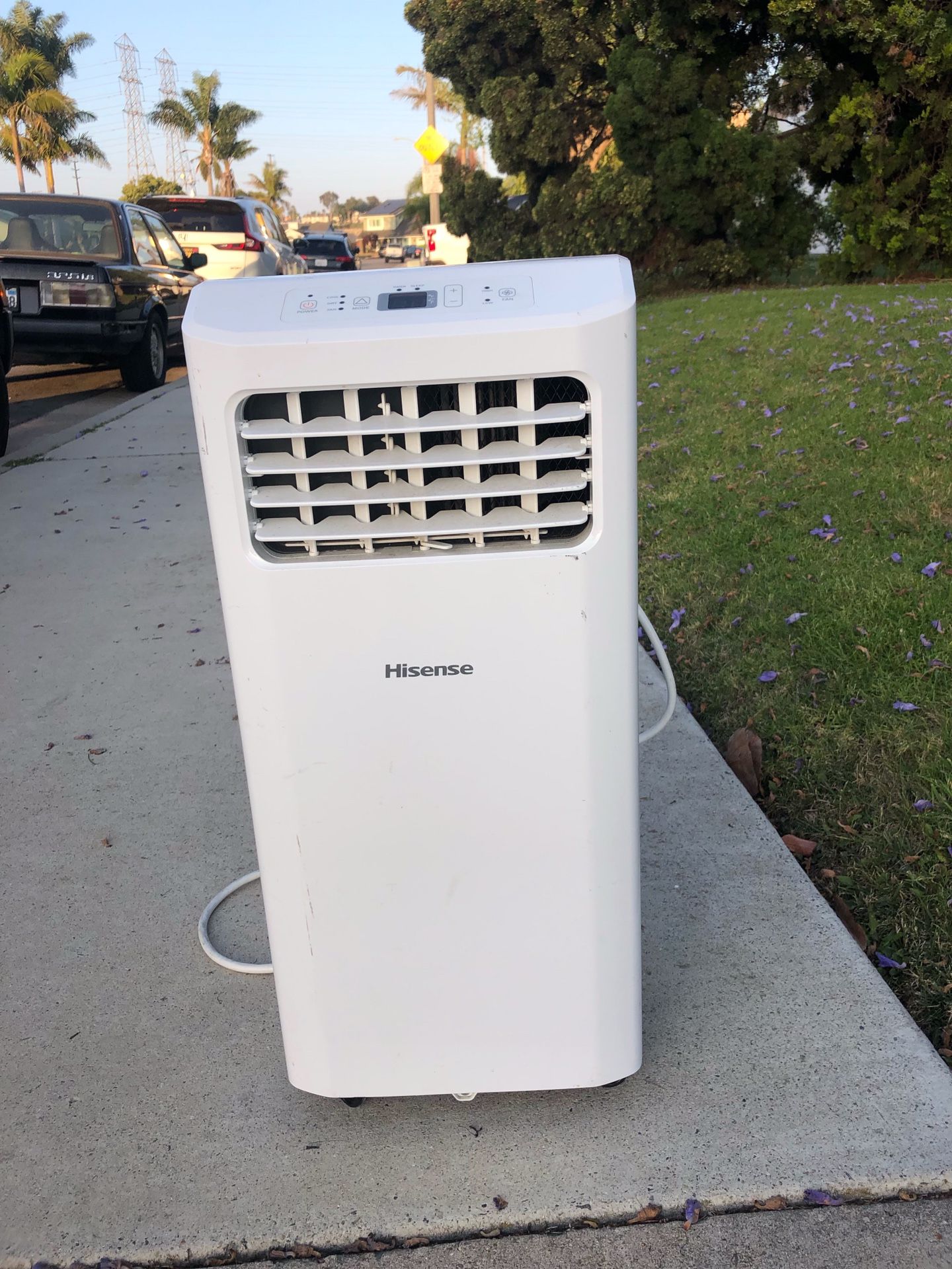 Air Conditioner portable not used much remote control custome made window vent AC
