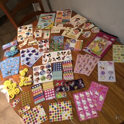 Bundle Of CHARACTERS Scrapbook Stickers 