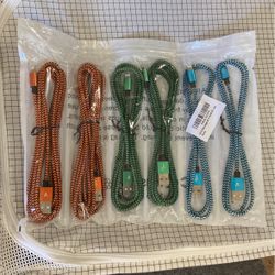 6 Pack iPhone Charger 