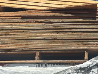 Plywood fire retardant 5/8