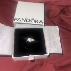 Pandora double heart ring