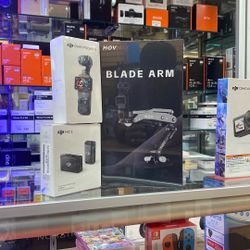 DJI Osmo Pocket 3 With DJI Mic2 Wireless Mic And Movmax Blade Arm 