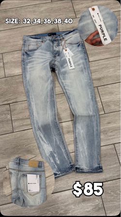 Purple jeans