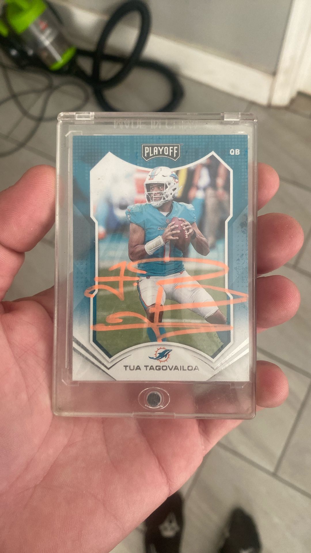 Tua Tagovailoa In Person Signed Card