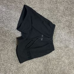 Black Essentials Shorts Size Medium