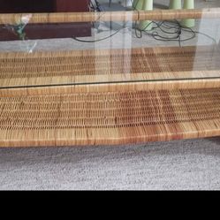 Wicker Coffee Table 