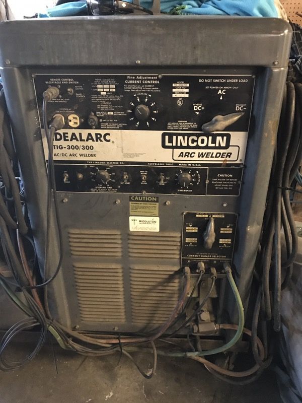 Lincoln Idealarc Tig-300/300 AC/DC Arc Welder