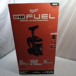 MILWAUKEE M18 FUEL 3 IN 1 BACKPACK VACUUM (BARE TOOL) - NEW , MODEL # 0885-20
