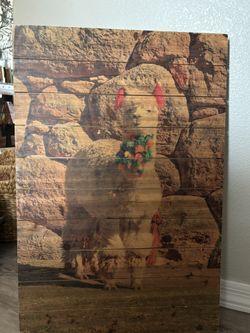 Precious Llama Wall Hanging/Vintage Pier One