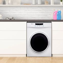 Magic Chef Compact Electric Clothes Dryer – 3.5 Cu Ft – 110V – Ideal for Apartments & Small Spaces
