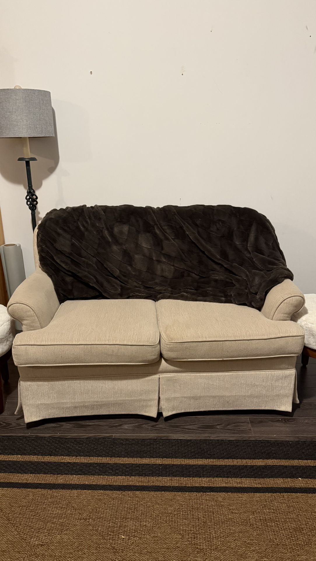 Cream Coloured Love Seat