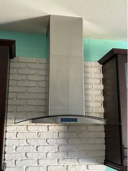 Hanging range hood