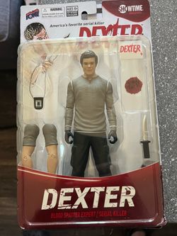 Dexter Morgan blood splatter expert action figure new in box