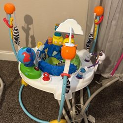 Baby Jumber With Baby Swing And 2 Safety Gate 