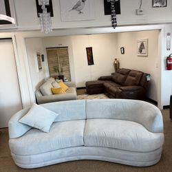 Carved Fabric Sofa-zero down Payment 