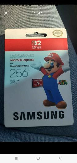 Samsung 256GB microSD Express Card for Nintendo Switch 2