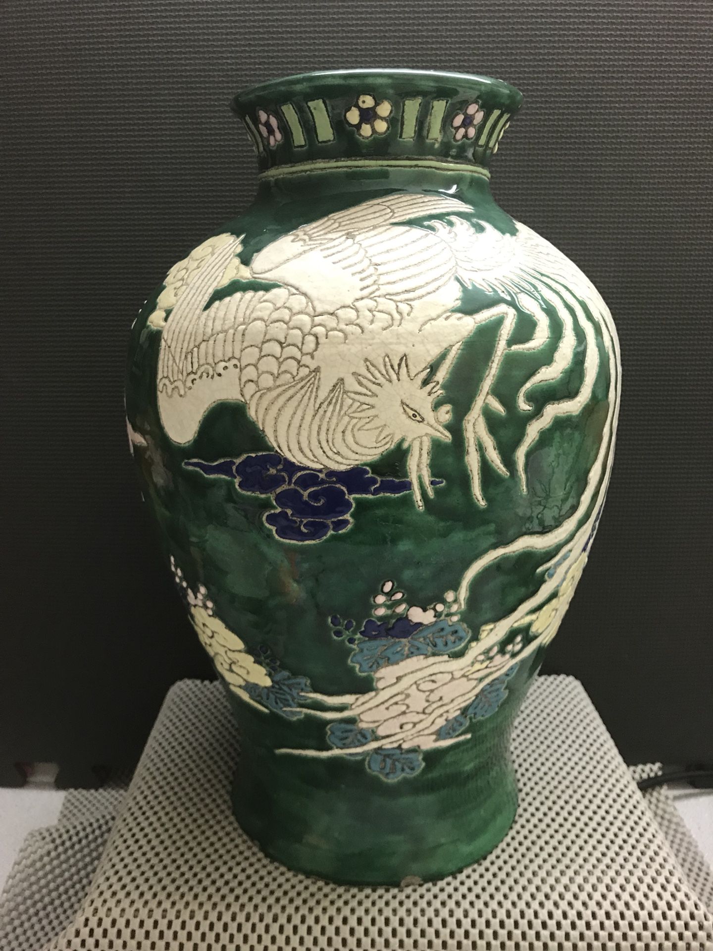 Antique Chinese Handmade Porcelain Vase