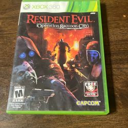 Xbox 360 game resident evil