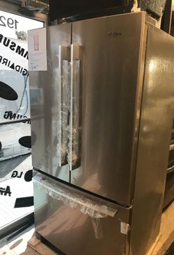 Whirlpool 25cu ft French Door Refrigerator in Fingerprint Resistant Stainless Steel with Internal Water Dispenser/1 year warranty free delivery
