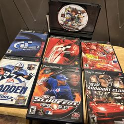 Playstation 2 games , in case, MLB Slugfest 2003, Dragon Ball Z