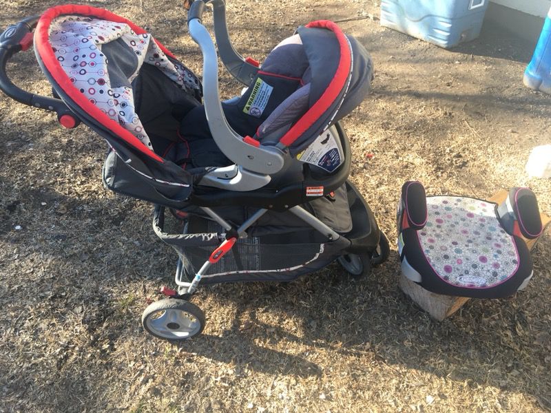Stroller car seat and booster seat