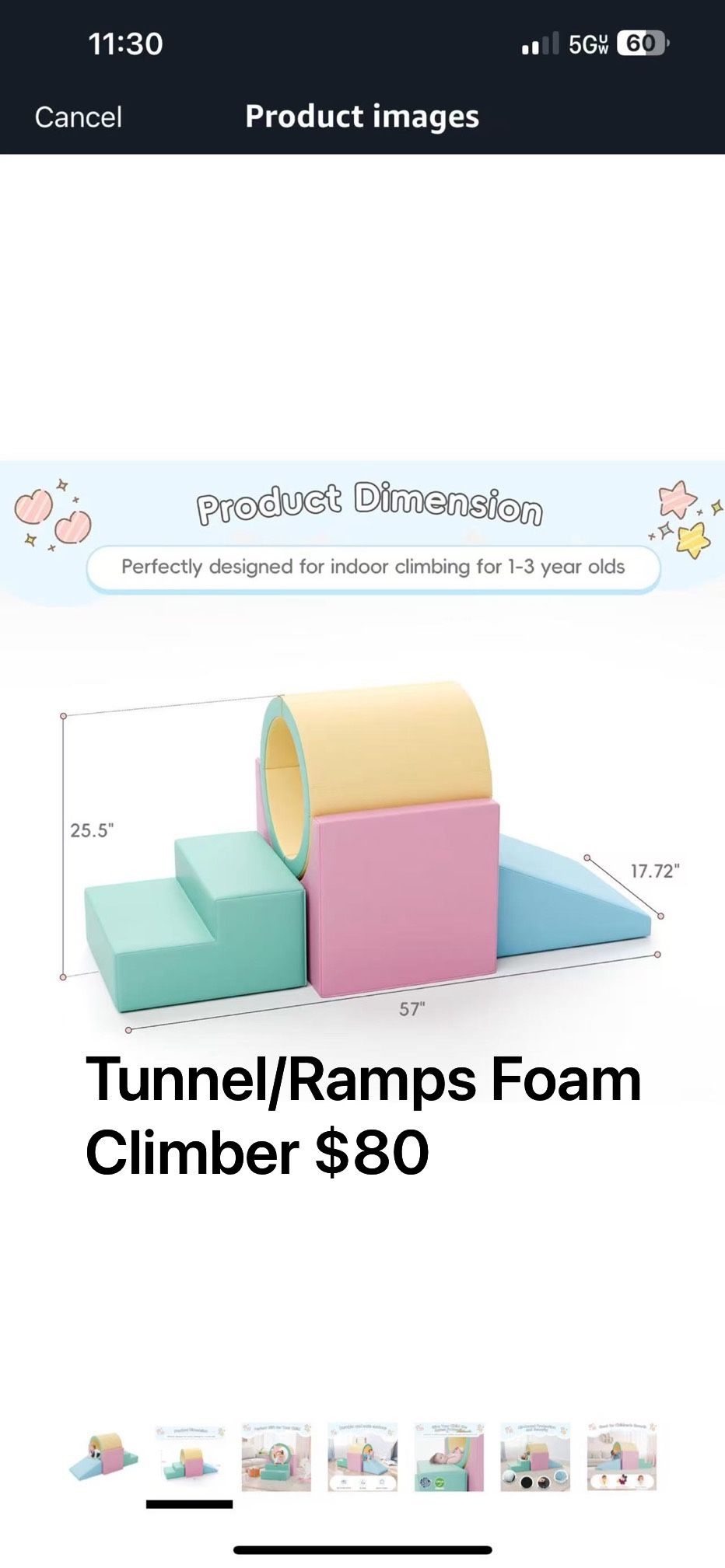 Tunnel/Ramps Foam Climber
