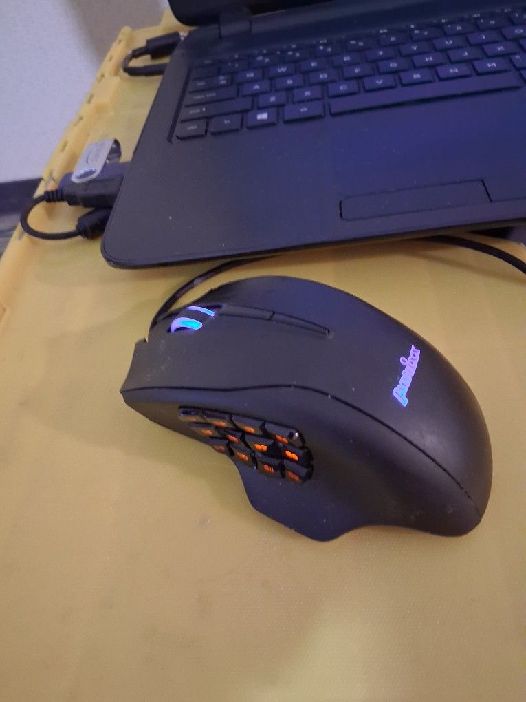 Perixx MX-3100 MMO Gaming Mouse 12 Thumb Buttons RGB Lighting