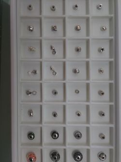 14k Gold and 925 Silver Pandora Charms