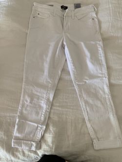 NYDJ white size 4. Alina Convertible ankle.