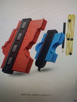 Contour gauge with 10 and 5 inch contour duplication