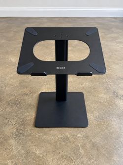 BESIGN black metal laptop or monitor stand