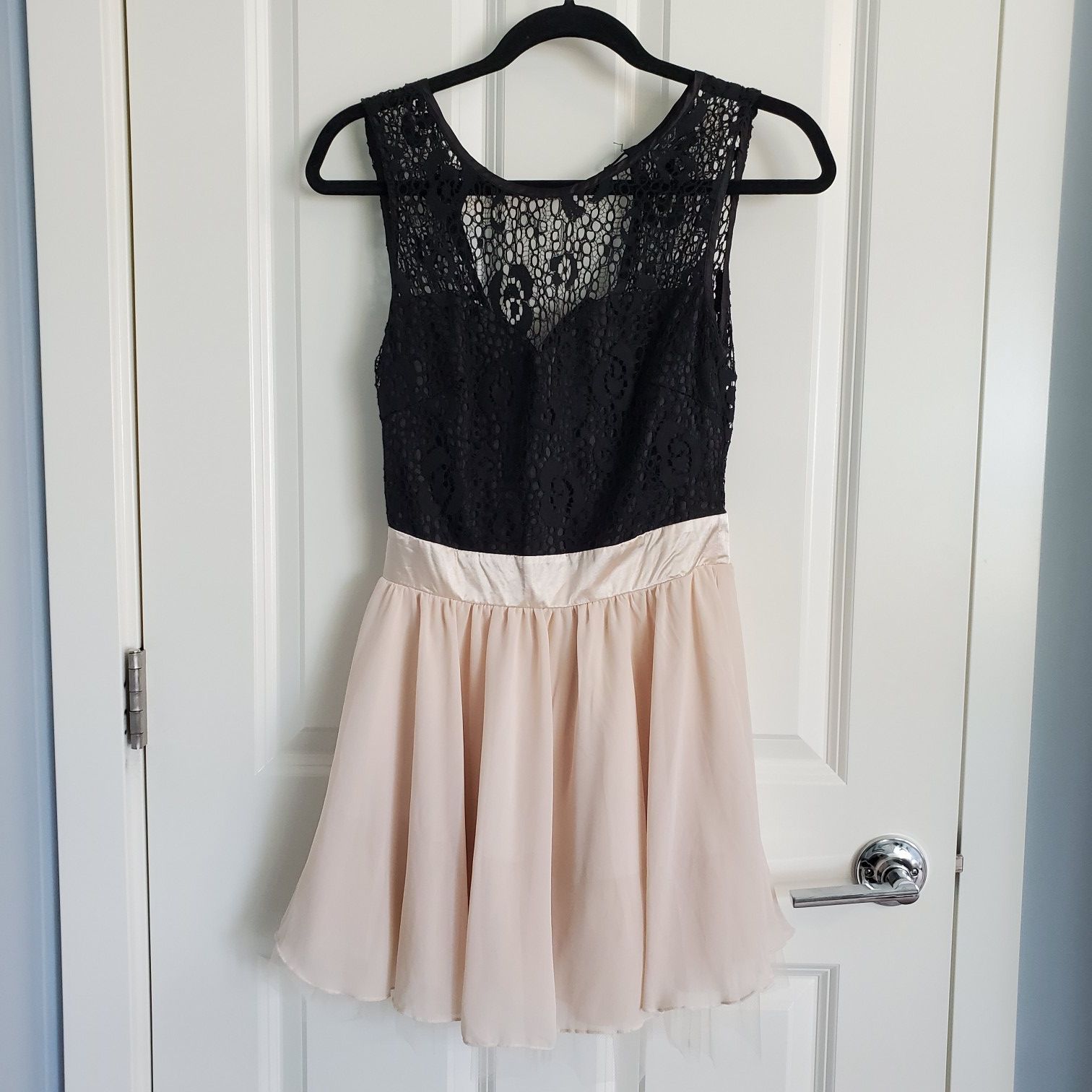 Lace Chiffon Homecoming Dress XS