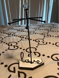 Black jewelry holder