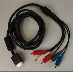 Ps2 ps3 official  gold component cables