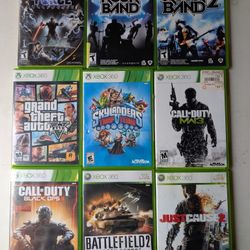 Xbox 360 Games $9 Each
