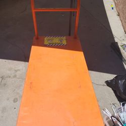 Depot Platform Truck, 4Wheel, Steel Grating Deck