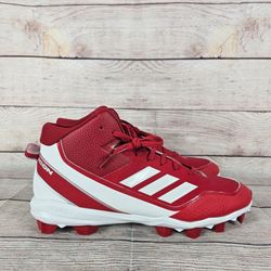 Adidas Icon 7 Mid MD S23921 Baseball Cleats Red Mens Size 15 Performance NWOB