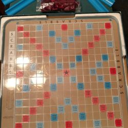 Vintage Scrabble Board Game, Deluxe Edition